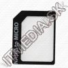 Olcsó nanoSIM to microSIM adapter plastic *Bulk* (IT9729)